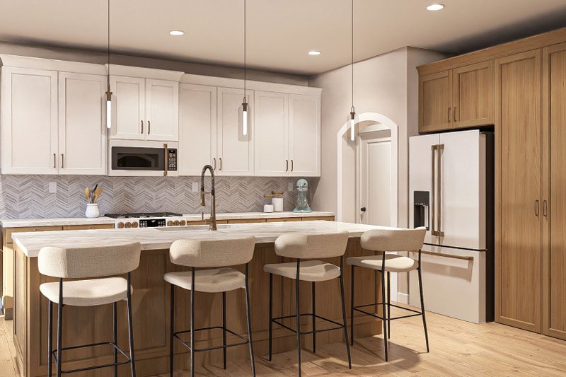 House Design - Interior - Kitchen for Modern House Plan #455-357 - 3 bed, 2 bath
