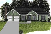 Ranch Style House Plan - 4 Beds 2 Baths 1814 Sq/Ft Plan #56-143 