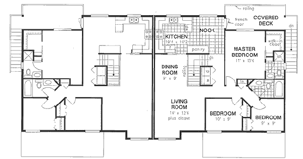 House Design - Traditional Floor Plan - Upper Floor Plan #18-9426