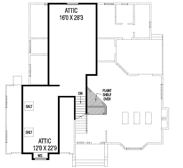 Traditional Floor Plan - Other Floor Plan #60-117