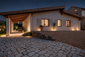 Exterior - Front Elevation 5 for Contemporary House Plan #542-12 - 3 bed, 2 bath