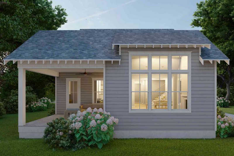 House Plan Design - Exterior - Rear Elevation for Farmhouse House Plan #1079-4 - 4 bed, 2.5 bath