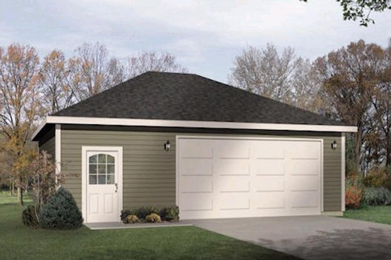 Architectural House Design - Traditional Exterior - Front Elevation Plan #22-555