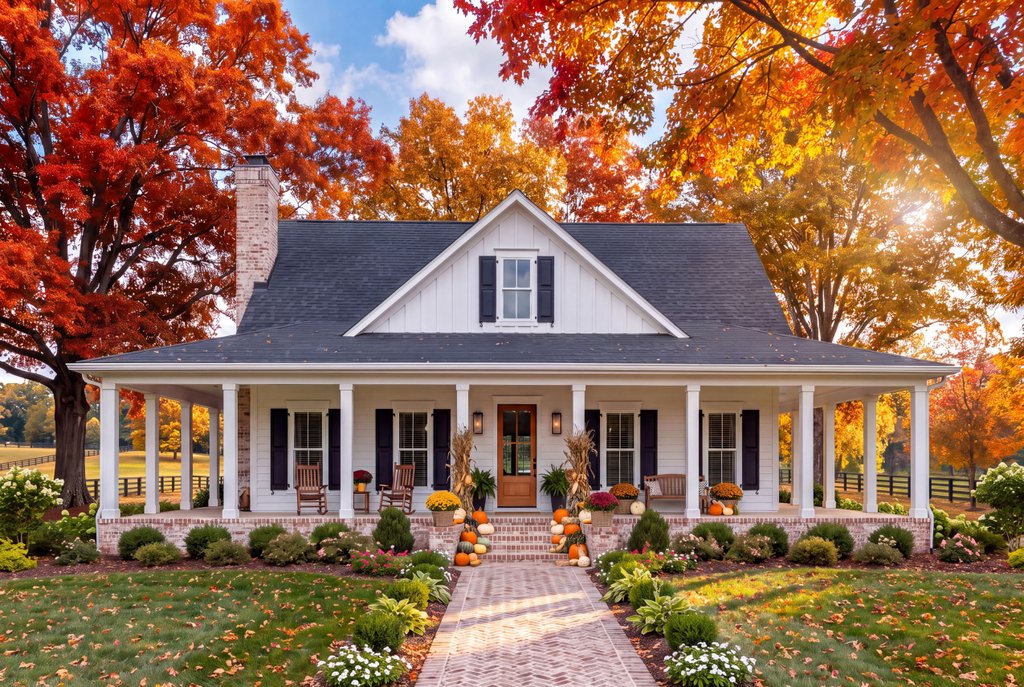 Exterior - Front Elevation 2 for Country House Plan #430-150 - 3 bed, 2.5 bath