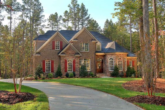 Exterior - Front Elevation for European House Plan #927-27 - 5 bed, 4.5 bath