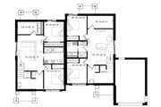 Modern Style House Plan - 6 Beds 4 Baths 3568 Sq/Ft Plan #23-2640 