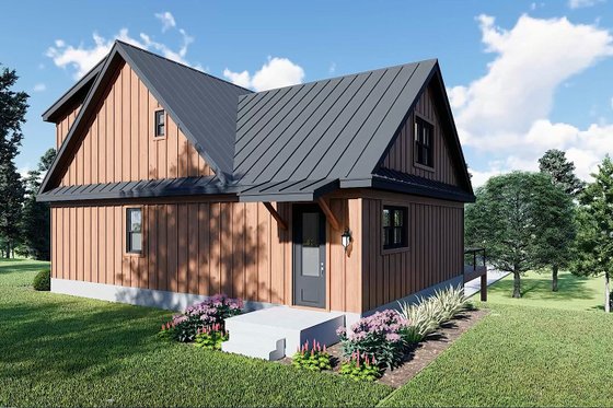 Exterior - Other Elevation 4 for Country House Plan #932-1181 - 3 bed, 2.5 bath