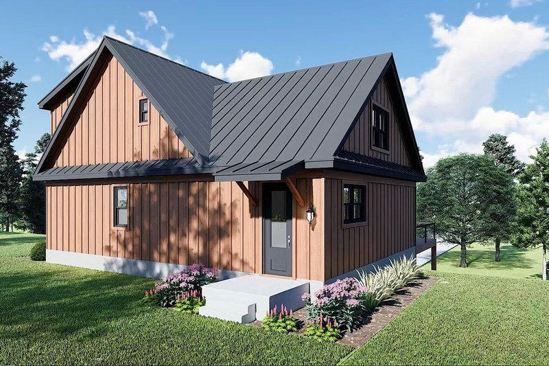 House Blueprint - Exterior - Other Elevation 4 for Country House Plan #932-1181 - 3 bed, 2.5 bath