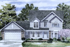 Traditional Exterior - Front Elevation Plan #316-118