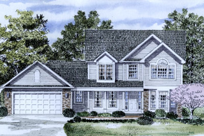 Traditional Style House Plan - 4 Beds 2.5 Baths 1871 Sq/Ft Plan #316-118