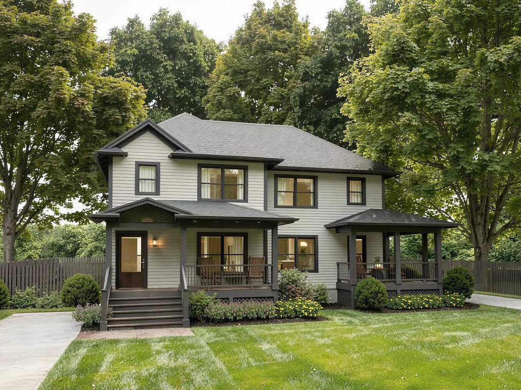 Exterior - Front Elevation 2 for Traditional House Plan #79-239 - 3 bed, 1.5 bath