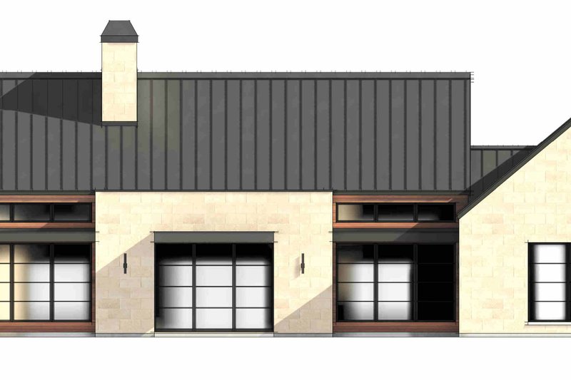 Dream House Plan - Exterior - Front Elevation 11 for Modern House Plan #1096-185 - 4 bed, 4.5 bath