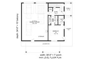 Contemporary Style House Plan - 2 Beds 2 Baths 2088 Sq/Ft Plan #932-556 