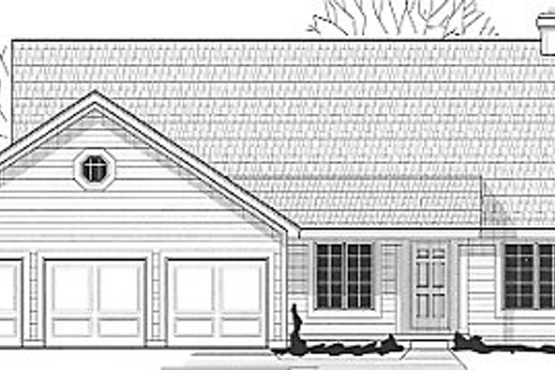 Traditional Style House Plan - 3 Beds 2 Baths 1536 Sq/Ft Plan #67-669