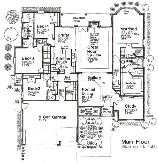 Home Plan - European Floor Plan - Main Floor Plan #310-674