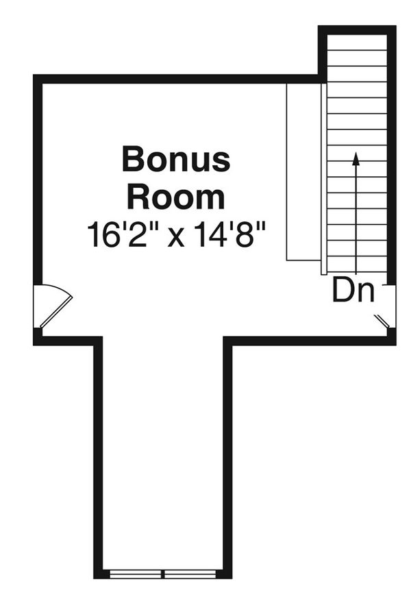 Architectural House Design - Craftsman Floor Plan - Upper Floor Plan #124-886