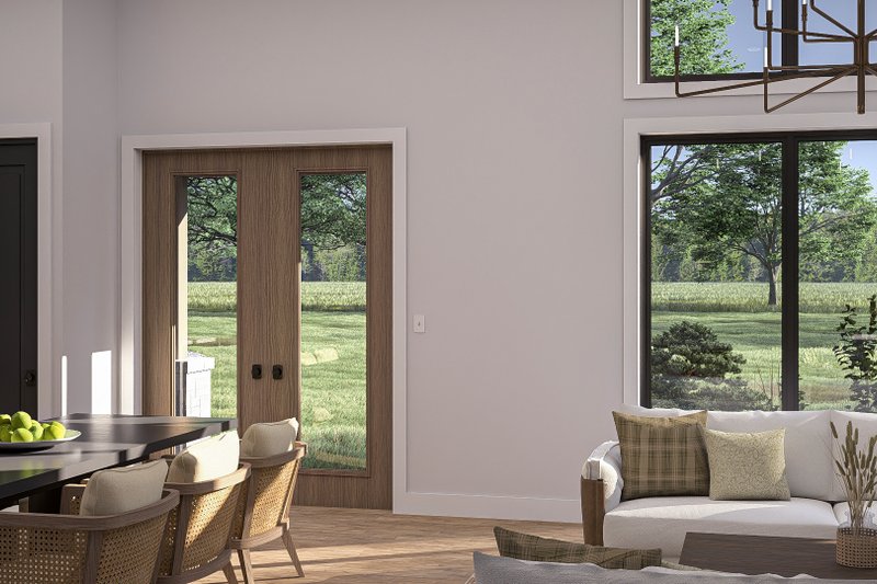 Dream House Plan - Interior - Entry for Barndominium House Plan #455-405 - 2 bed, 2 bath