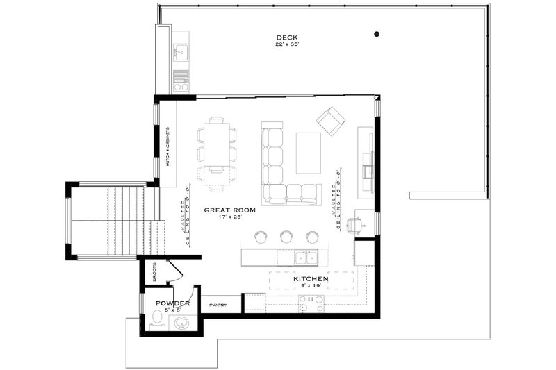 Dream House Plan - Floor Plan - Other Floor for Contemporary House Plan #1101-75 - 3 bed, 3.5 bath