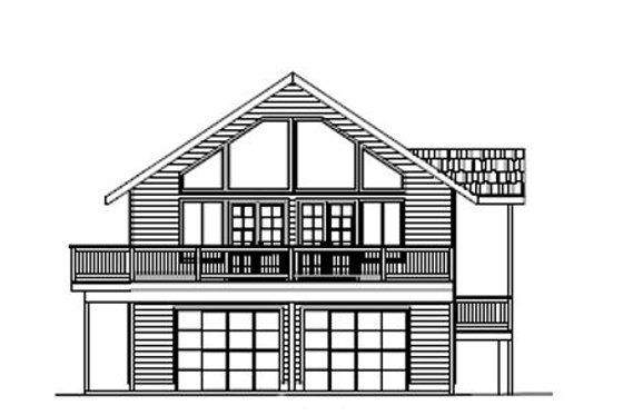 Exterior - Other Elevation for Modern House Plan #117-195 - 3 bed, 3 bath