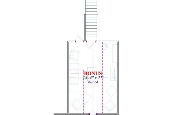 Floor Plan - Other Floor for European House Plan #63-173 - 4 bed, 3 bath