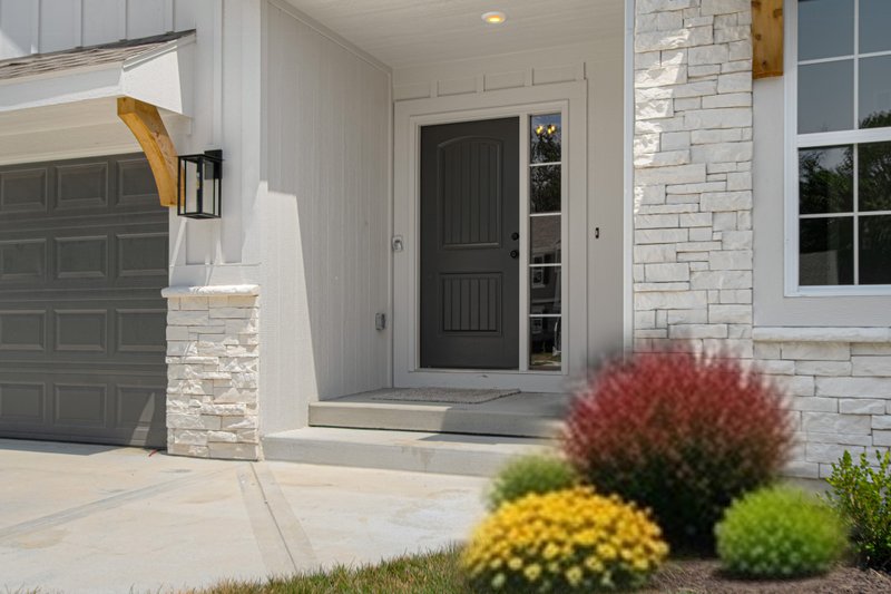 House Blueprint - Exterior - Front Elevation 3 for Farmhouse House Plan #20-2462 - 3 bed, 2.5 bath