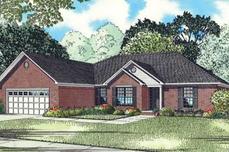Home Plan - Southern Exterior - Front Elevation Plan #17-2339
