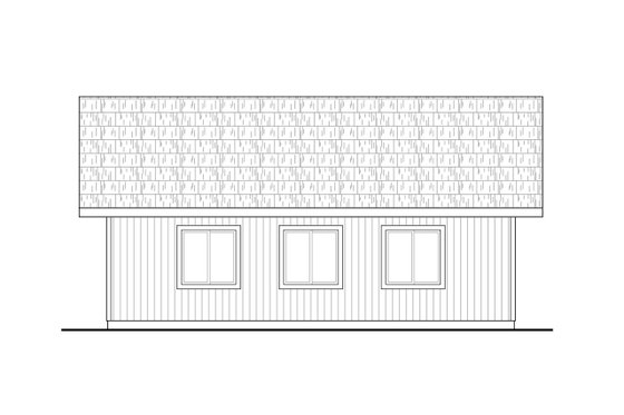 Exterior - Other Elevation 3 for Cabin House Plan #124-1444 - 3 bed, 2.5 bath