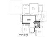 European Style House Plan - 4 Beds 4 Baths 3712 Sq/Ft Plan #20-1582 