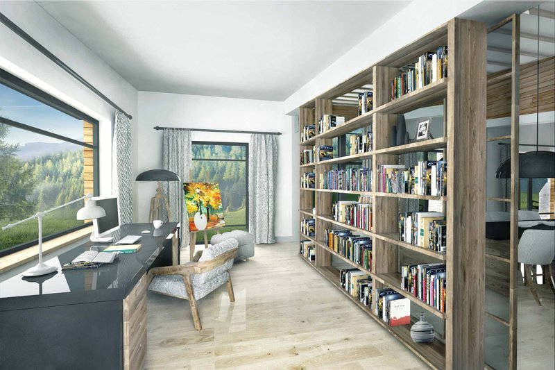 Architectural House Design - Interior - Other for Contemporary House Plan #924-1 - 3 bed, 2 bath