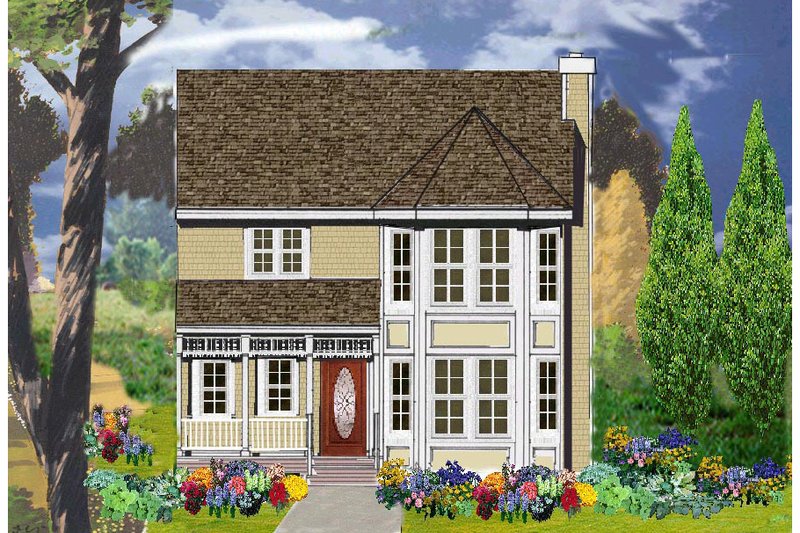 Home Plan - Victorian Exterior - Front Elevation Plan #3-276