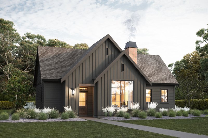 Home Plan - Cottage Exterior - Front Elevation Plan #1114-58