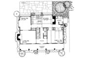 Southern Style House Plan - 4 Beds 2.5 Baths 2570 Sq/Ft Plan #72-358 