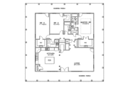 Southern Style House Plan - 3 Beds 2 Baths 2025 Sq/Ft Plan #8-296 