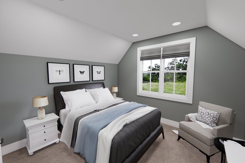 House Plan Design - Interior - Bedroom 3 for Farmhouse House Plan #51-1247 - 4 bed, 5 bath