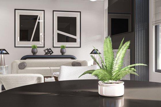 Interior - Dining Room for Contemporary House Plan #455-255 - 4 bed, 2.5 bath