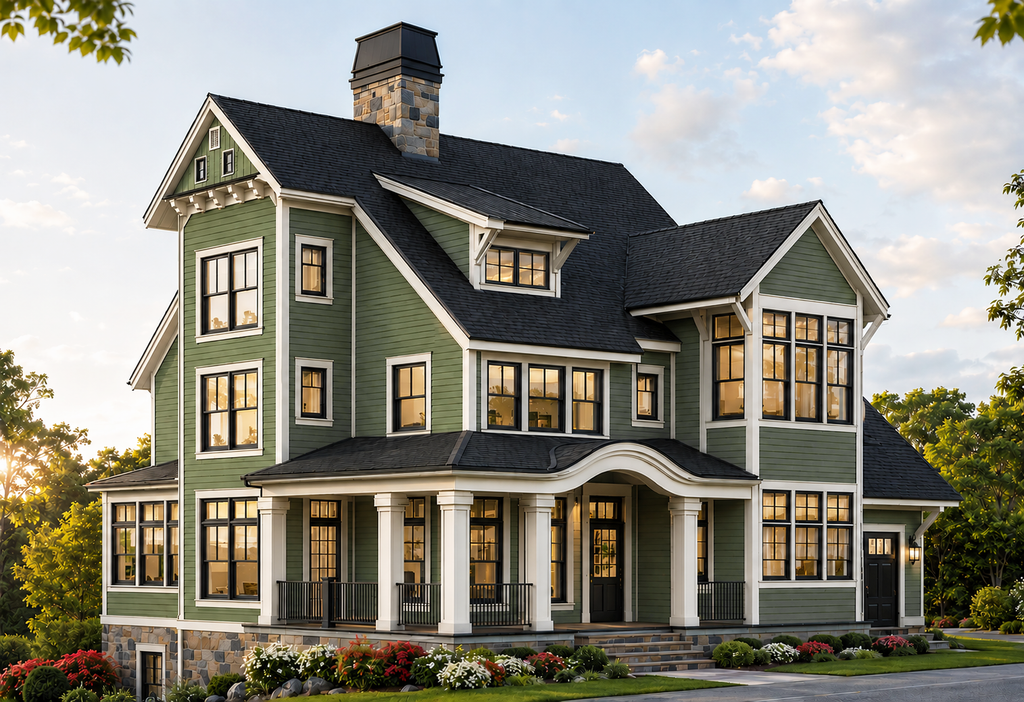 Exterior - Front Elevation 5 for Victorian House Plan #928-76 - 4 bed, 2.5 bath