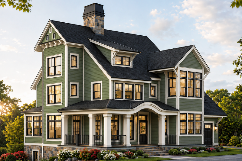 Dream House Plan - Exterior - Front Elevation 5 for Victorian House Plan #928-76 - 4 bed, 2.5 bath