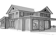 Farmhouse Style House Plan - 5 Beds 3 Baths 2893 Sq/Ft Plan #1101-10 