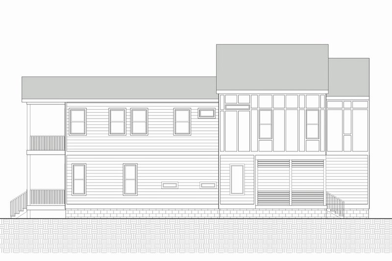Dream House Plan - Exterior - Other Elevation 1 for Modern House Plan #1085-2 - 3 bed, 2.5 bath