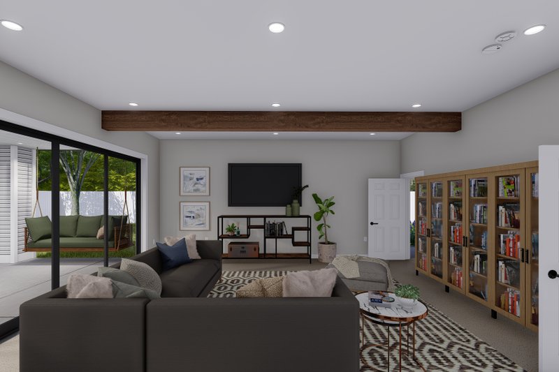 Architectural House Design - Interior - Family Room 2 for Farmhouse House Plan #1060-168 - 3 bed, 2.5 bath
