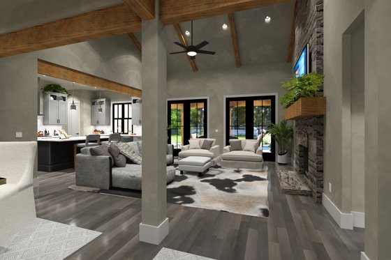 Interior - Entry for Cottage House Plan #120-286 - 3 bed, 2.5 bath