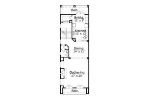 Floor Plan - Upper Floor for Traditional House Plan #411-735 - 3 bed, 3.5 bath