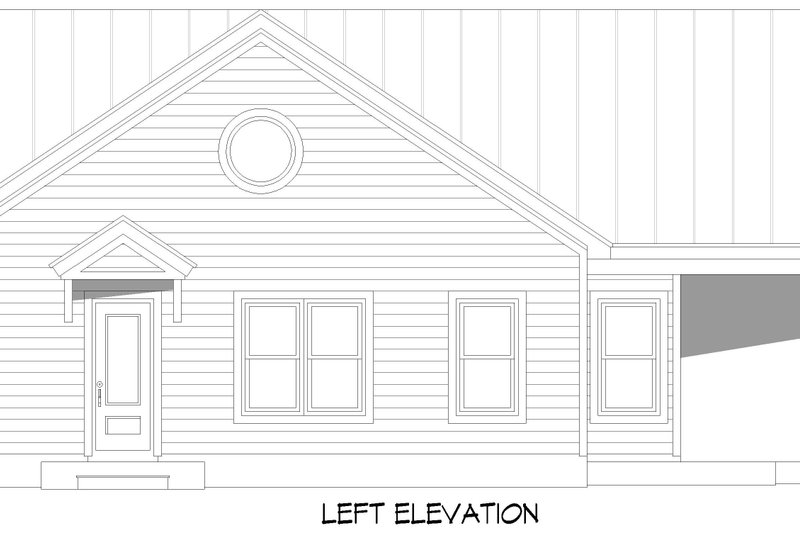 Dream House Plan - Exterior - Other Elevation for Contemporary House Plan #932-1179 - 2 bed, 1.5 bath