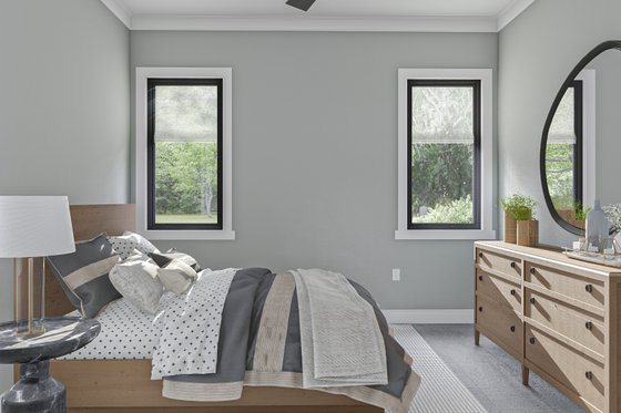 Interior - Bedroom for Mediterranean House Plan #455-256 - 3 bed, 2.5 bath