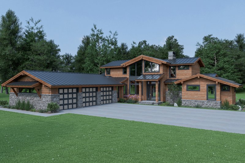 Architectural House Design - Photo for Contemporary House Plan #1070-94 - 3 bed, 2.5 bath