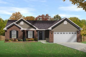 Dream House Plan - Traditional Exterior - Front Elevation Plan #22-464