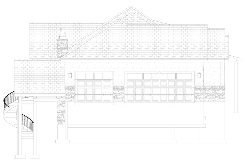 House Blueprint - Exterior - Other Elevation 1 for Farmhouse House Plan #1060-238 - 3 bed, 2.5 bath