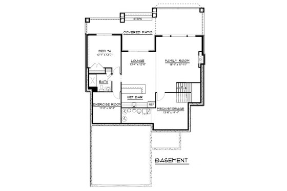 Floor Plan - Other Floor for Craftsman House Plan #1064-14 - 3 bed, 2.5 bath