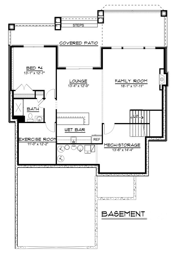 Architectural House Design - Craftsman Floor Plan - Other Floor Plan #1064-14