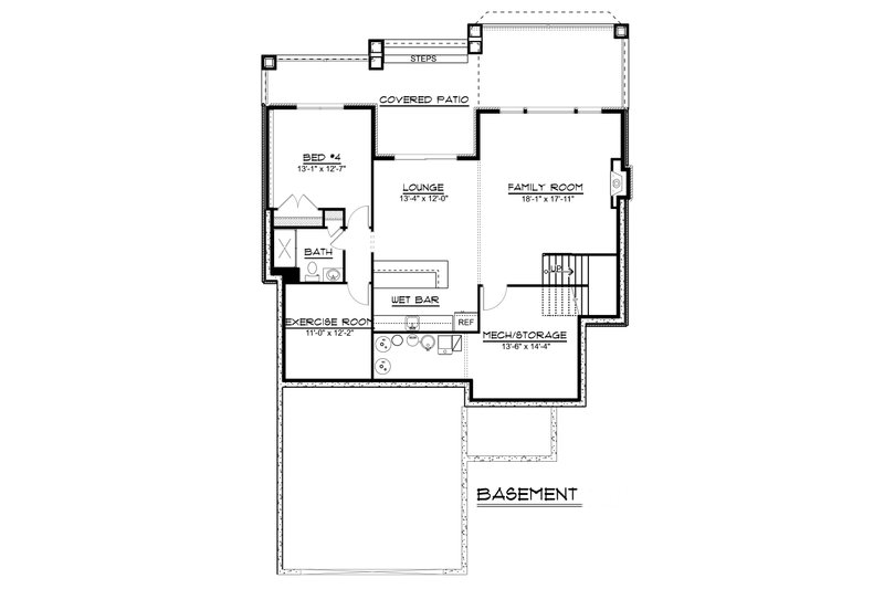 Craftsman Style House Plan - 3 Beds 2.5 Baths 2500 Sq/Ft Plan #1064-14 ...